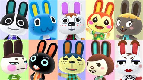 animal crossing new horizons rüben|all bunny villagers animal crossing.